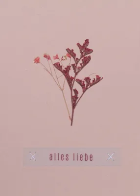 Produktbild von Räder Blumengruss Glückwunschkarte Alles Liebe