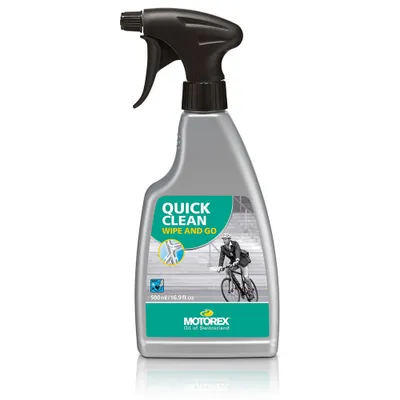 Image de MOTOREX QUICK CLEAN Nettoyant pour vélo 500 ml - Nettoyage sans eau pour les plastiques...
