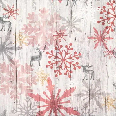 Produktbild von Weihnachtsstoff Meterware Baumwolle Halbpanama Hirsche grau rot 1,40m