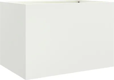 Produktbild von Pflanzkübel Weiß 62x47x46 cm Stahl