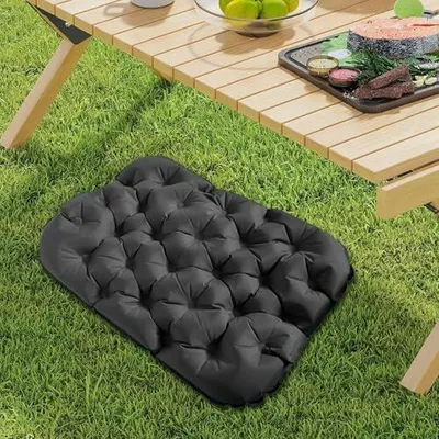 Produktbild von Leichtes aufblasbares Sitzkissen für Flugreisen und das Stadion