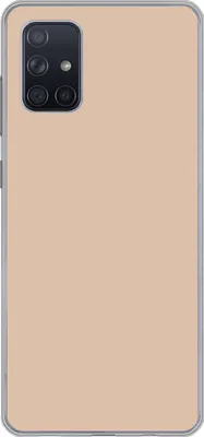 Produktbild von MuchoWow® Handyhülle Schutzhülle Hülle für Telefoonhoesje Samsung Galaxy A51 Beige - Farben - Unifarben Silikon Softcase Handy Hülle - Schutzabdeckung