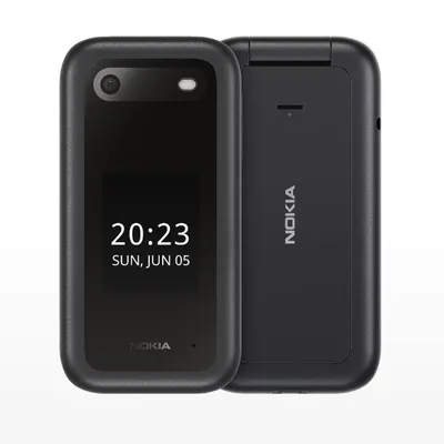 Produktbild von Nokia 2660 Flip Schwarz 2,8 Zoll 4G 1.450 mAh Bluetooth Dual-SIM Handy FM Radio