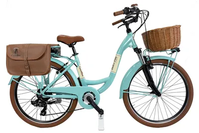 Produktbild von E-bike Venere Dolce Vita 26" mit Korb und Taschen - Tiffany