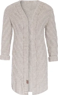 Produktbild von Knit Factory Sally Strickjacke - Beige - 36/38