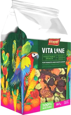 Immagine prodotto di Snack vegetale Vitaline per pappagalli esotici 80g Vitapol