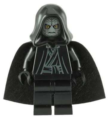 Immagine prodotto di 1x Lego minifigure Star Wars Imperatore Palpatine testa nuova grigio chiaro 10188 sw0210