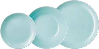 Obrázek produktu pro Tyrkysová servírovací sada Opaal - Diwali 18dílná - pro 6 osob Sada nádobí