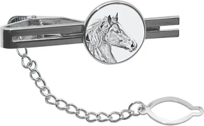 Immagine prodotto di Freiberger - Fermacravatta con cavallo, clip personalizzata per cravatta, regalo unico per uomo del marchio Art-Dog.