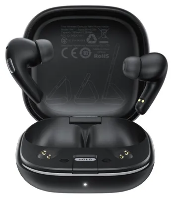 Obrázok produktu pre Acefast - Wireless Earbuds bezdrôtové slúchadlá do uší TWS Bluetooth 5.4 s ENC potlačením hluku, integrovaným stojanom na telefón, IPX4 – čierne