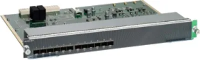 Produktbild von Cisco WS-X4612-SFP-E, Gigabit Ethernet, 1000 Mbit/s, IEEE 802.3, IEEE 802.3ab, IEEE 802.3ad, IEEE 802.3x, IEEE 802.3z, SFP, 12 Gbit/s, 1 Gbit/s