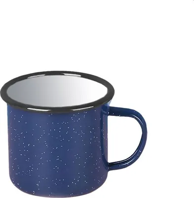 Produktbild von Origin Outdoors Emaille Tasse 150 ml blau Espresso