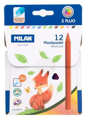 Immagine prodotto di Matite colorate 12 cera MILAN
