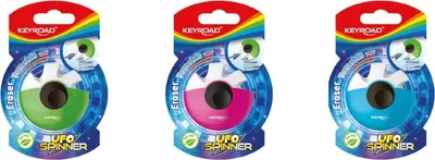 Produktbild von KEYROAD Ufo Spinner Radiergummi Blister Mix Preis pro Stück