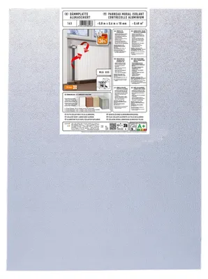 Produktbild von Climapor Dämmplatte alu Hitze-Kälte-Stop - 02 Platten (=ca. 1 qm)
