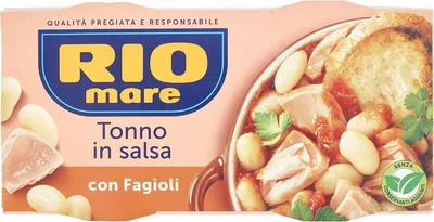 Produktbild von 12x Rio Mare tonno e fagioli fertiggerichte Thunfisch Bohnen 2x160g Instant food