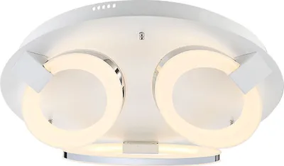 Produktbild von LED Deckenleuchte, Ring-Design, weiß, 57 cm