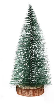 Image de Arbre de Noël artificiel, modèle mini, 35 cm, vert, en PVC/bois