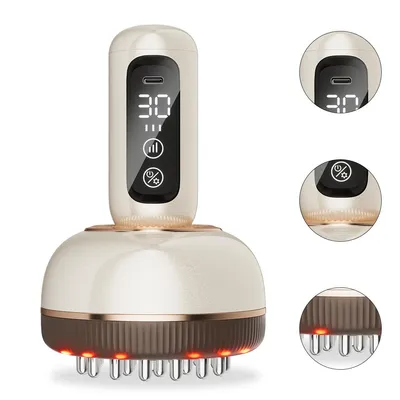 Produktbild von Lymphmassagegerät, Fußmassagegerät mit Venenimpuls, Heiz- und Vibrationsfunktion, Beinmassagegerät, ideales Vatertagsgeschenk