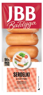Zdjęcie produktu dla Serdelki z szynki 300 G JBB