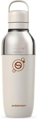 Immagine prodotto di SODASTREAM Insulated Bottle - Fizz&Go Easy-Mix - 0.71 L - For Sparkling Water and Soda Makers - Keeps Cold for 6 Hours - Sand