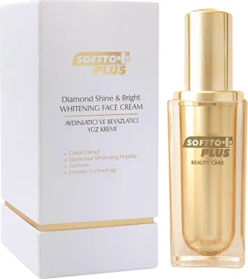 Produktbild von Softto+Plus Diamond Shine & Bright Whitening Face Cream - Aufhellung & Pflege