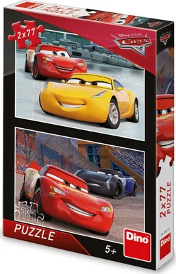 Image de DINO Puzzle Cars : voiture de course 2x77 pièces