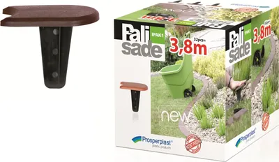 Obrázok produktu pre KAXL Plastový obrubník - palisáda 3,8 m, 115 mm IPAK1 PALISADE Farba: IPAK1-R222