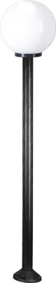 Image de Lampe d'allée Boule opale 30cm Ø, hauteur 145cm