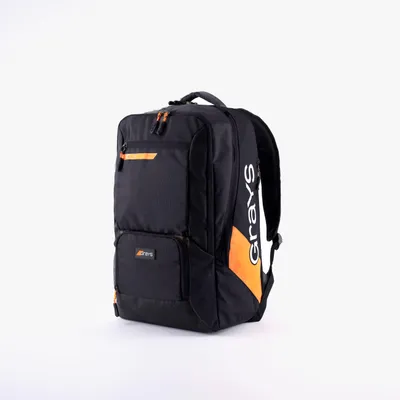 Zdjęcie produktu dla Plecak hokejowy Grays Hockey Rucksack XI, czarny, 50x30x26 cm, pojemna torba sportowa do hokeja