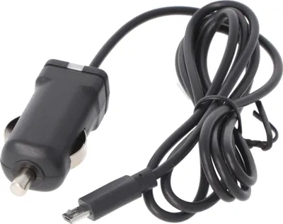 Produktbild von AccuCell KFZ-Ladekabel Micro-USB - 1A - schwarz