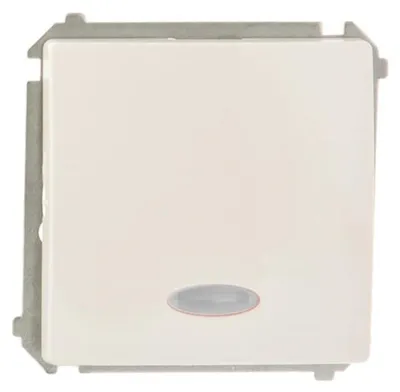 Image de Contacteur Simon BMW1L.01/11, Plastique, Blanc, IP20, IP44, 250 V, 10 A, 75 mm