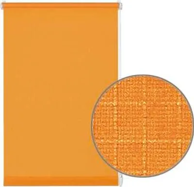 Produktbild von Gardinia EASYFIX Rollo Uni 503 orange struktur 90 x 210 cm