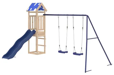 Produktbild von vidaXL Spielturm Massivholz Kiefer