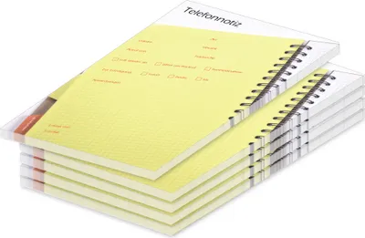 Produktbild von PRICARO Telefonnotizblock, A5, Planer, 5 Stück