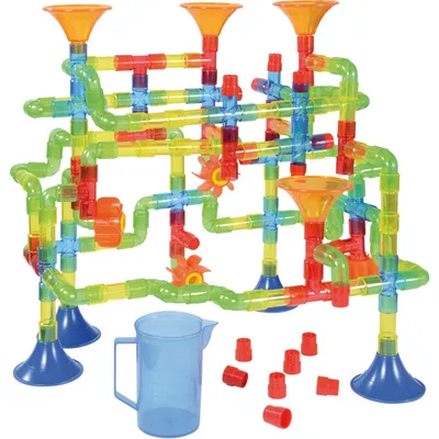 Immagine prodotto di Set di piste per giochi d'acqua trasparenti, 151 pezzi