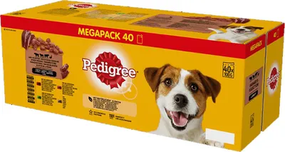 Immagine prodotto di Pedigree Cibo umido per cani Farmer's Choice in salsa 4 kg (40 x 100 g)