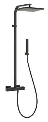 Produktbild von Sapho DIMY Duschsäule mit Thermostat-Armatur, schwarz