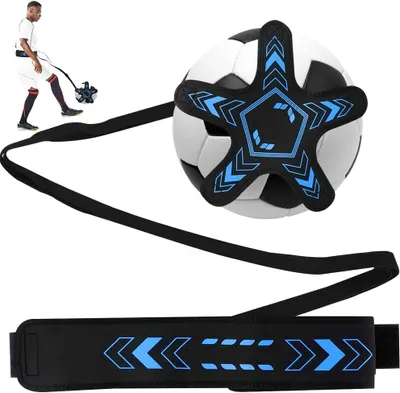 Produktbild von Fußballtrainer mit elastischem Band, 1,8 m, für Bälle Größe 3, 4 und 5, für das Fußballtraining