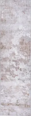 Obrázek produktu pro BELIANI Běhoun béžový 80 x 300 cm moderní vícebarevný pro podlahové vytápění protiskluzová spodní strana nízký vlas