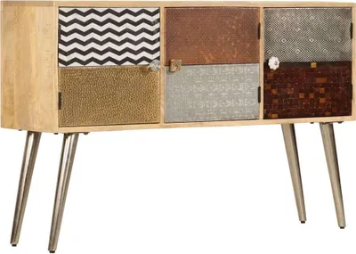 Produktbild von Sideboard 120 x 30 x 75 cm Massivholz Mango