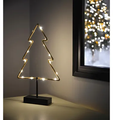 Produktbild von Hilight 920148 Innen-Tannenbaum 'ROPE' für Weihnachten, LED, warmweiß