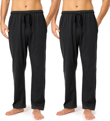 Produktbild von Timone Herren Schlafanzugshose TPP-002 ((2Pack) Schwarz/Schwarz, XXL)