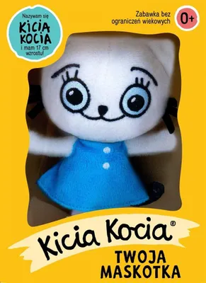 Productafbeelding van Kicia Kocia pluche knuffel, 17 cm, in een doos, voor kinderen