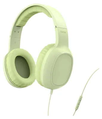 Produktbild von Hama Kopfhörer Fun C, On-Ear USB-C Mikrofon, Grün