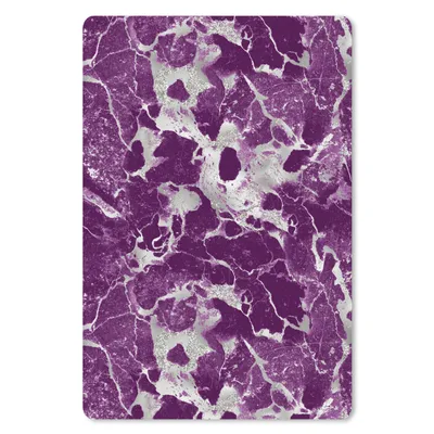 Produktbild von MuchoWow® Mauspad Mousepad Marmor - Glitter - Lila - Muster 18x27 cm - Mousepads - Maus Mat - Pad - Mausunterlage