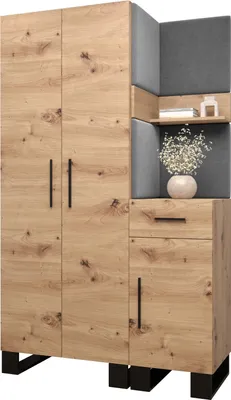 Produktbild von Garderobe ARTIN Set 6 mit gepolsterten Paneelen Industrial Design