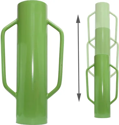 Produktbild von Handramme 60cm 18kg Ø 14,5 cm aus Stahl Handpfahlramme Pfahlramme Zaunpfahlramme Pfostenramme