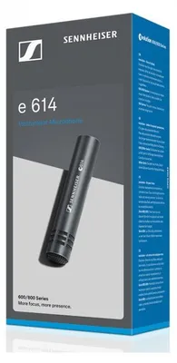 Produktbild von Sennheiser e 614, Studio-Mikrofon, 139 dB, 40 - 20000 Hz, 50 Ohm, Superkardioid, Verkabelt