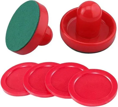 Productafbeelding van Indoor Tafelhockey Pusher Set met Schijfjes voor Arcade Spellen